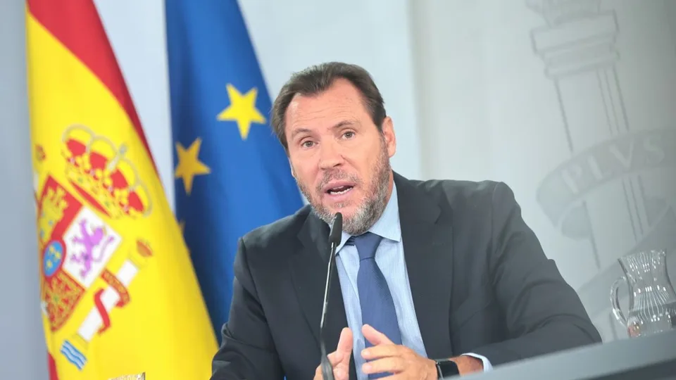 Óscar Puente interviene durante la rueda de prensa del Consejo de Ministros en La Moncloa, Madrid, 15 de septiembre de 2026. Imagen de archivo.